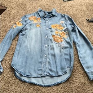 Stetson Floral denim shirt